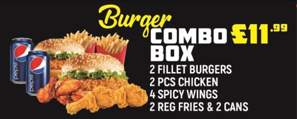 Burger Combo Box