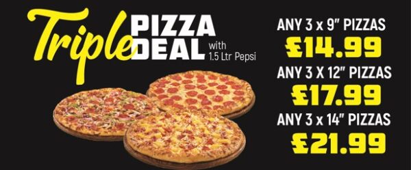 Triple Pizza Deal